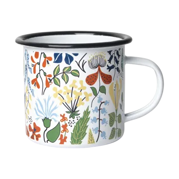 Herbarium enamel 马克杯 - 白色-混合色 - Pluto Design