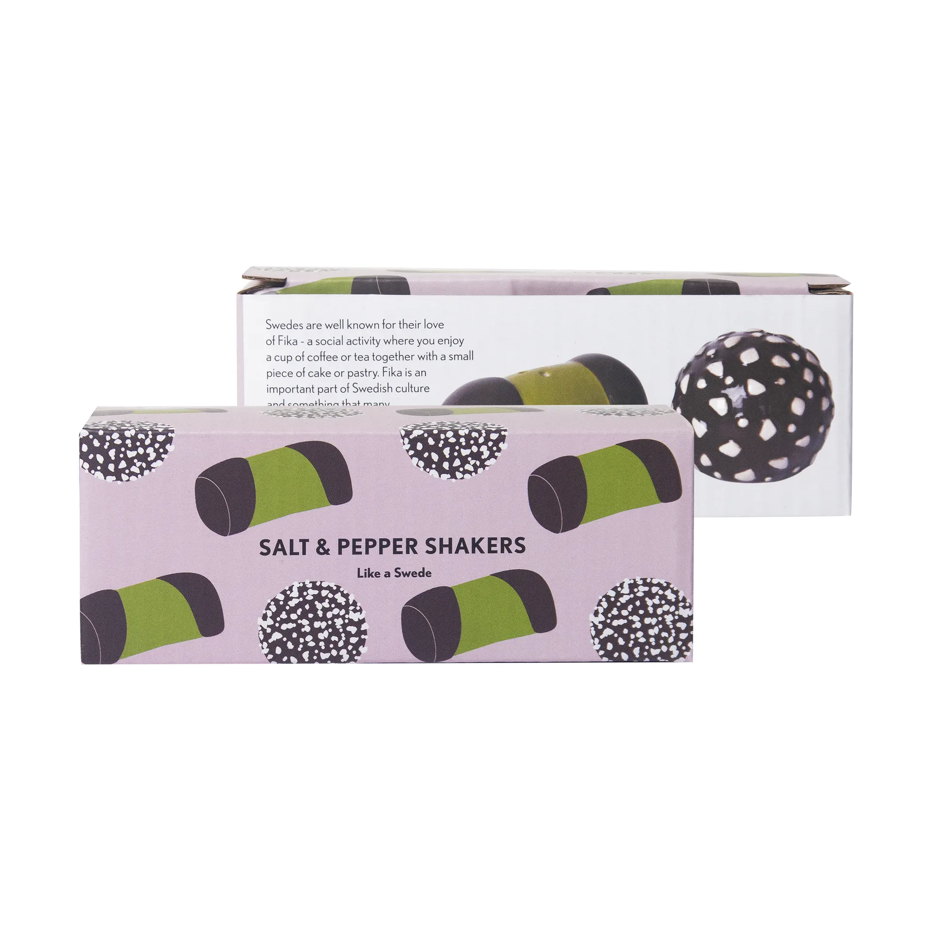 Like a Swede salt & pepper mills, 褐色-绿色-白色 Pluto Design