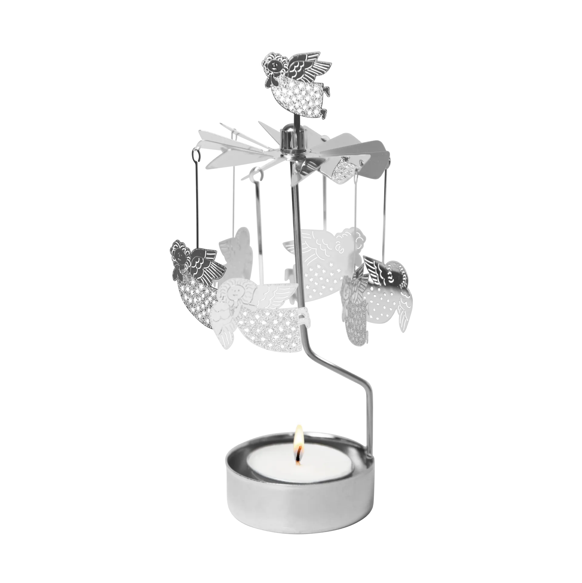 Lisa Larson angels angel chime, 银色 Pluto Design