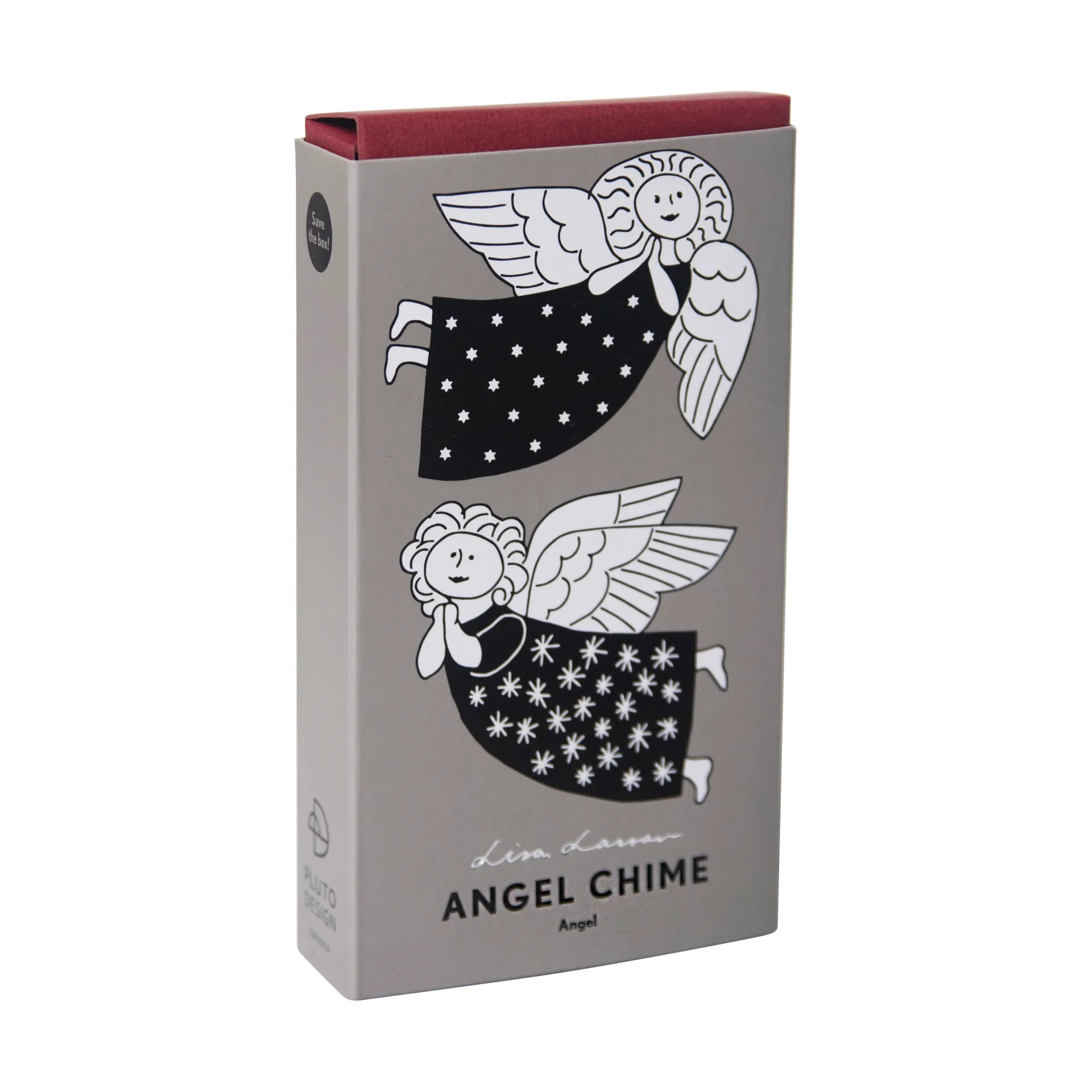 Lisa Larson angels angel chime, 银色 Pluto Design