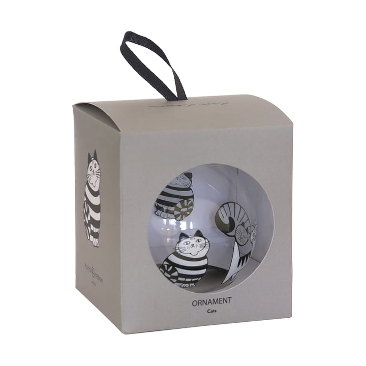 Lisa Larson cats Christmas 装饰品, 白色-黑色 Pluto Design