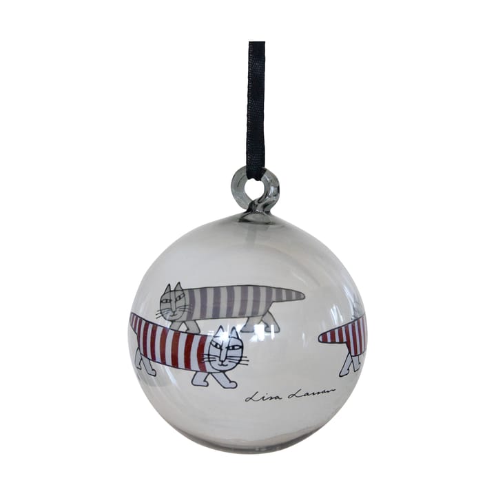 Lisa Larson Mikey Christmas 装饰品 - 银色-红色-白色 - Pluto Design