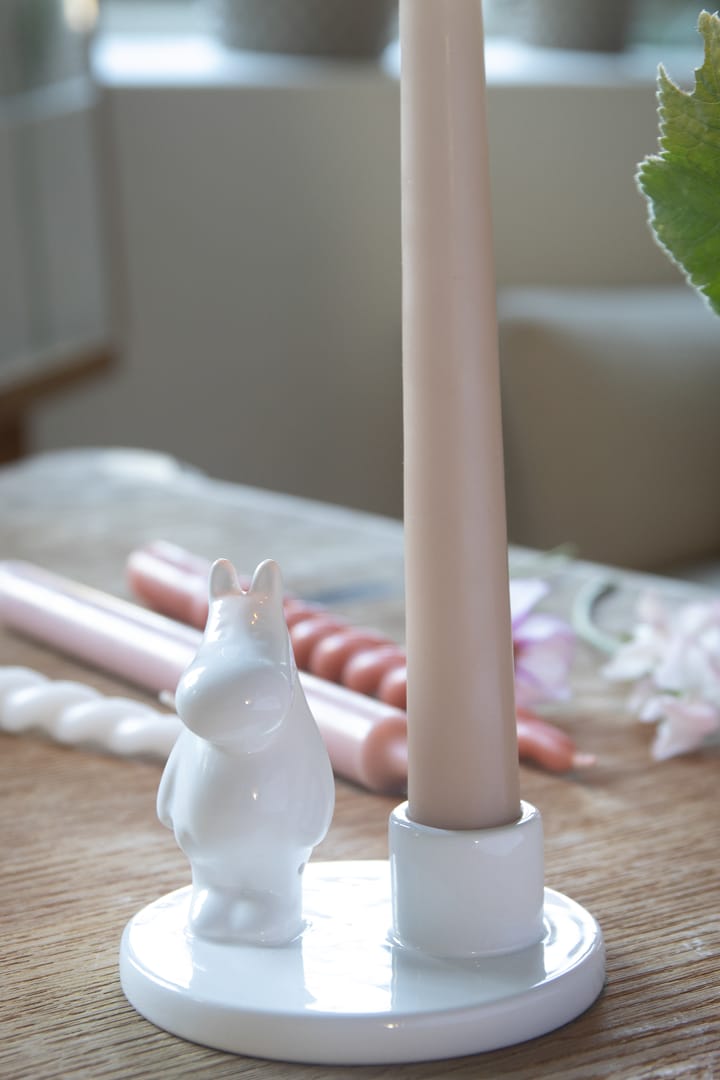 Moomin 烛台  ceramic, 白色 Pluto Design