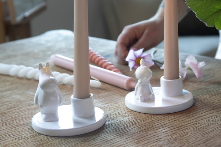 Moomin 烛台  ceramic, 白色 Pluto Design