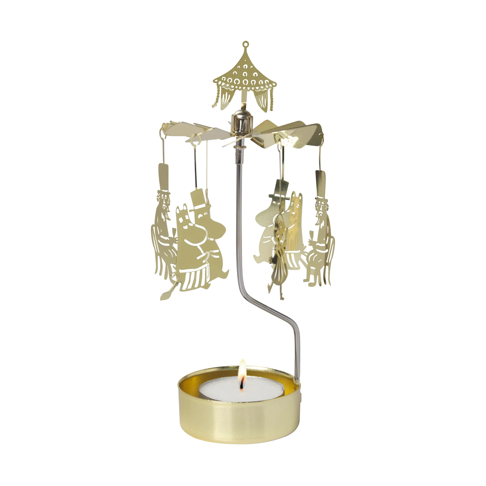 姆明 party angel chime, 金色-metal Pluto Design