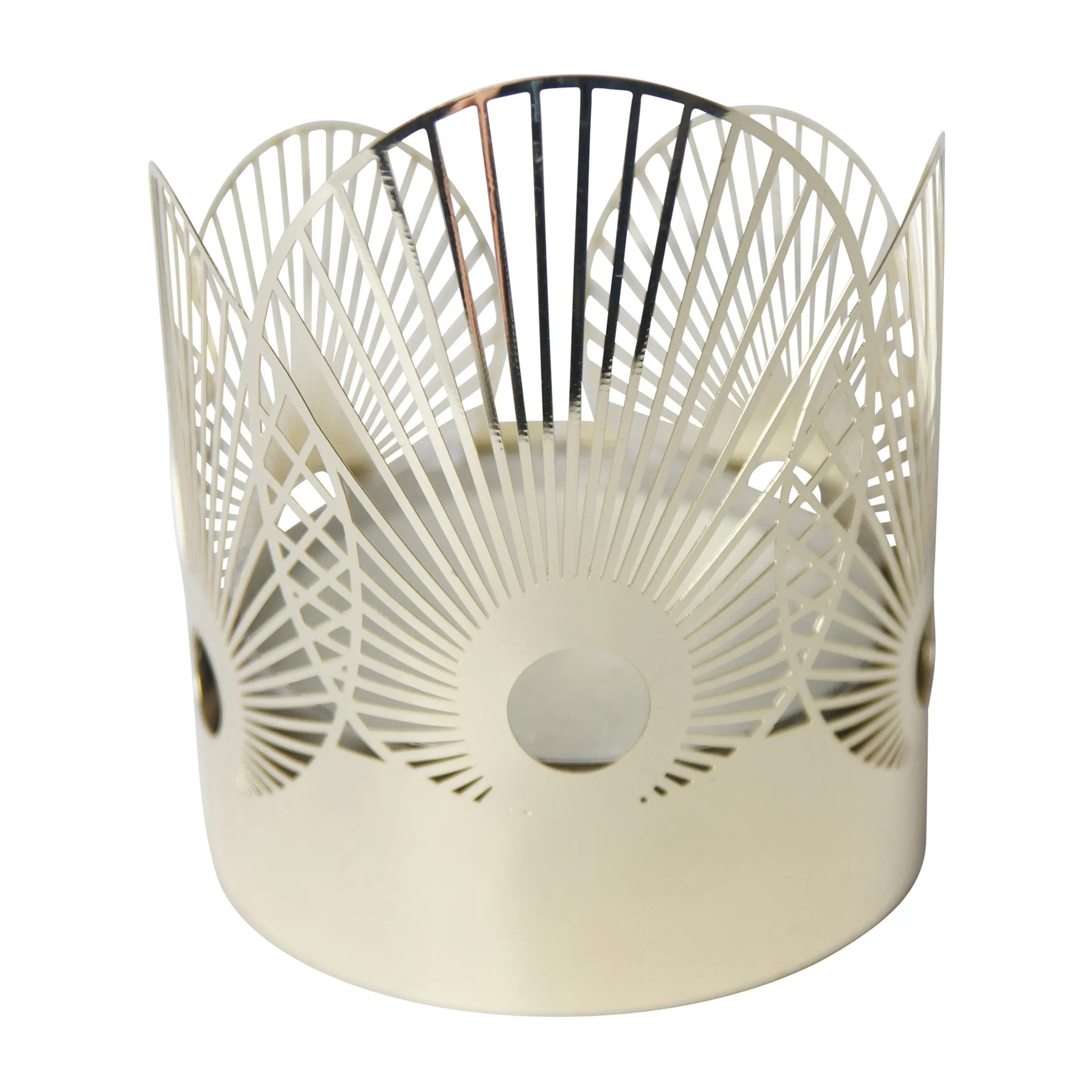 Sun 烛台 中 Ø6.5 cm, 金色 Pluto Design