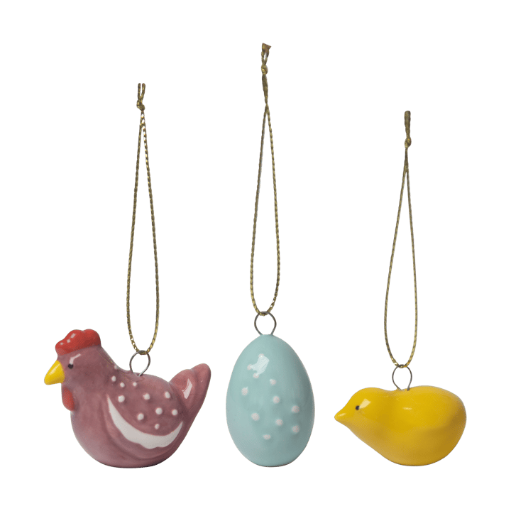 The Henhouse Easter decorations 3件 - 彩色 - Pluto Design