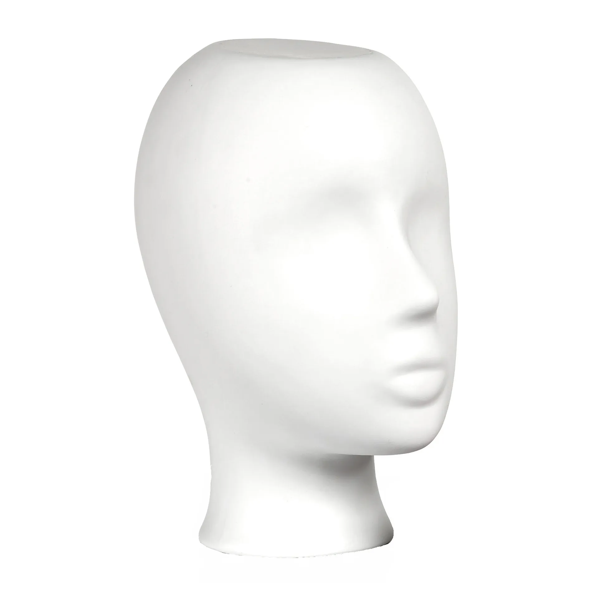 倒立式人头花瓶 25cm, 白色 POLSPOTTEN