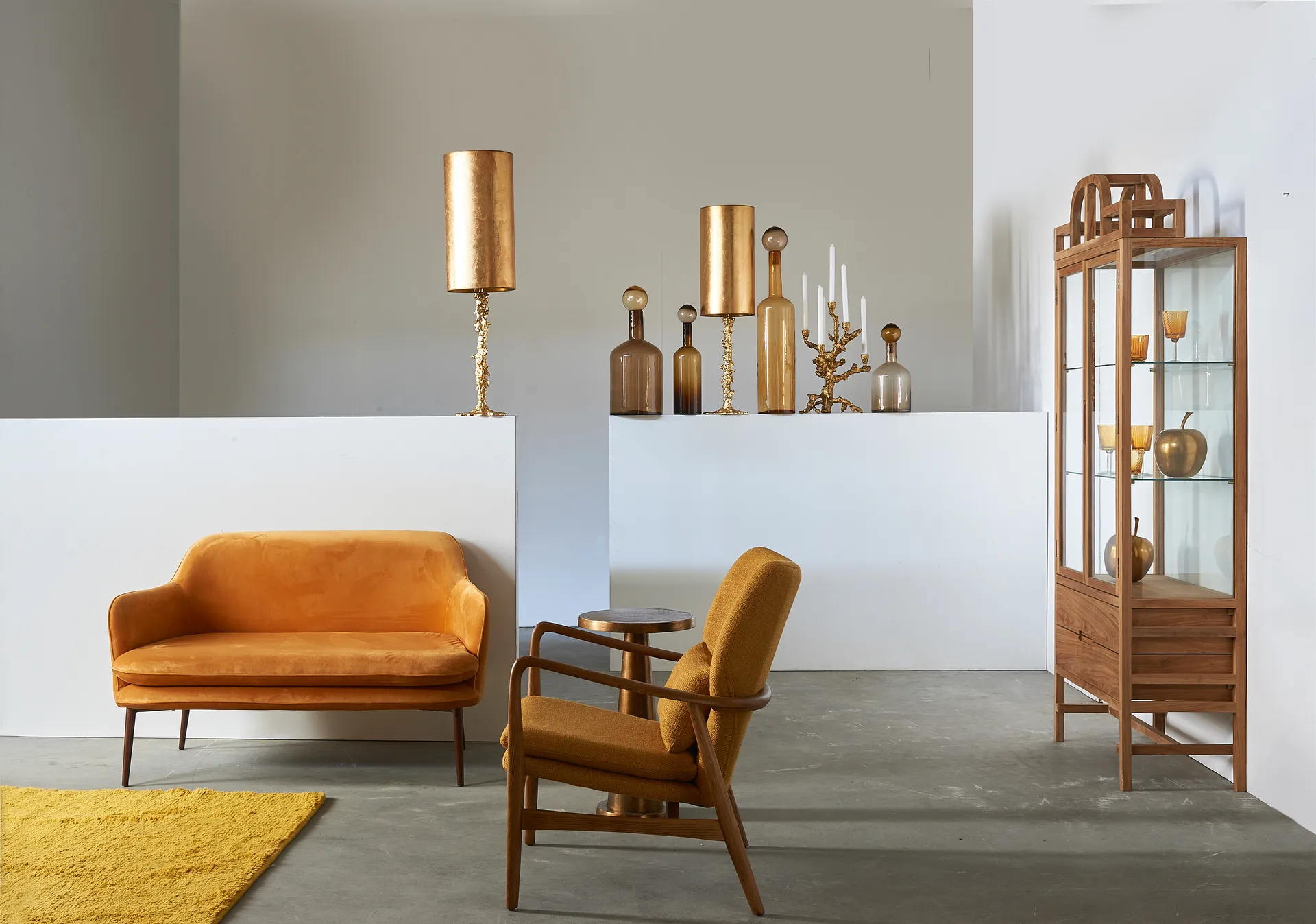 Apple tree 烛台 L 53 cm, Gold POLSPOTTEN