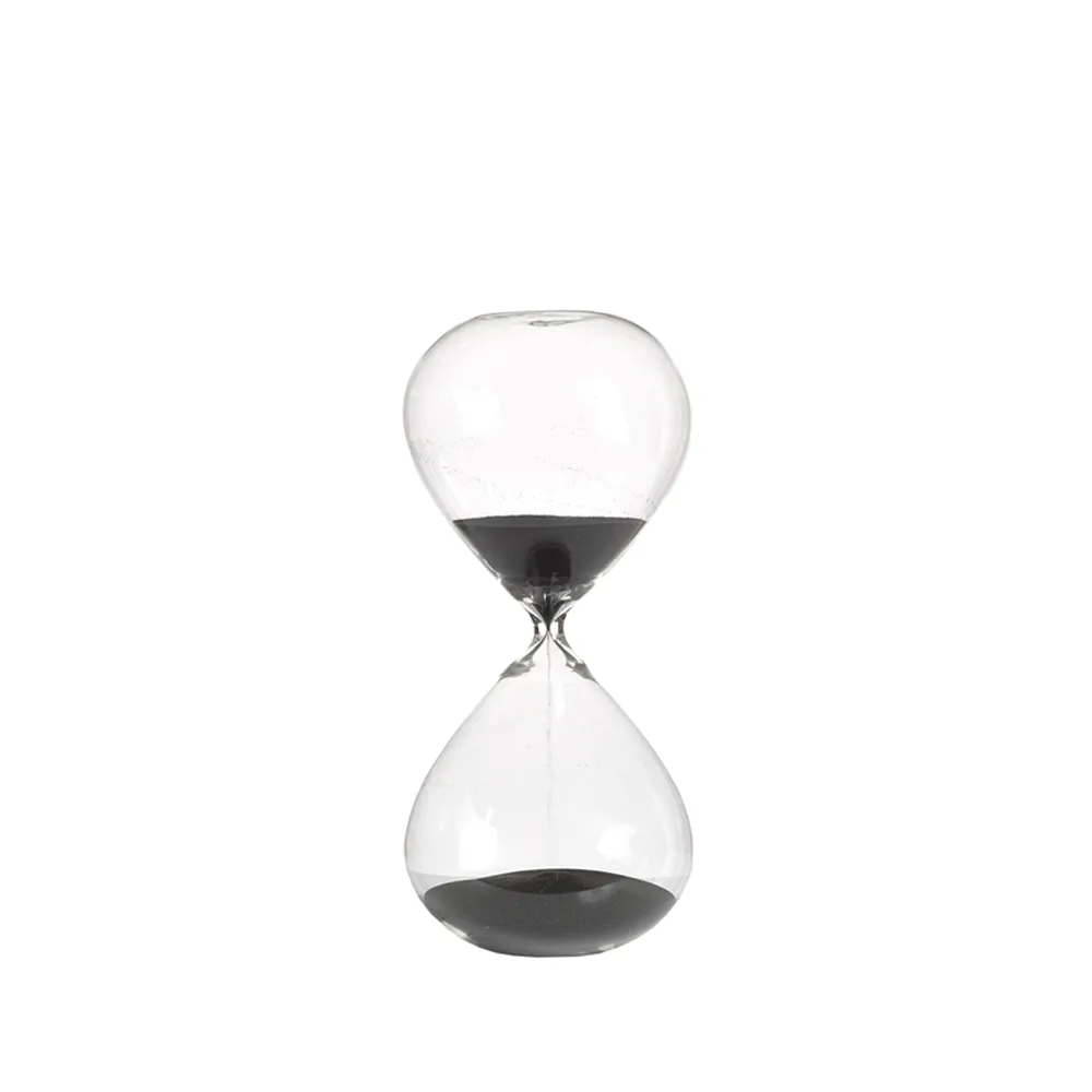 Ball hourglass M 30 cm, 黑色 POLSPOTTEN