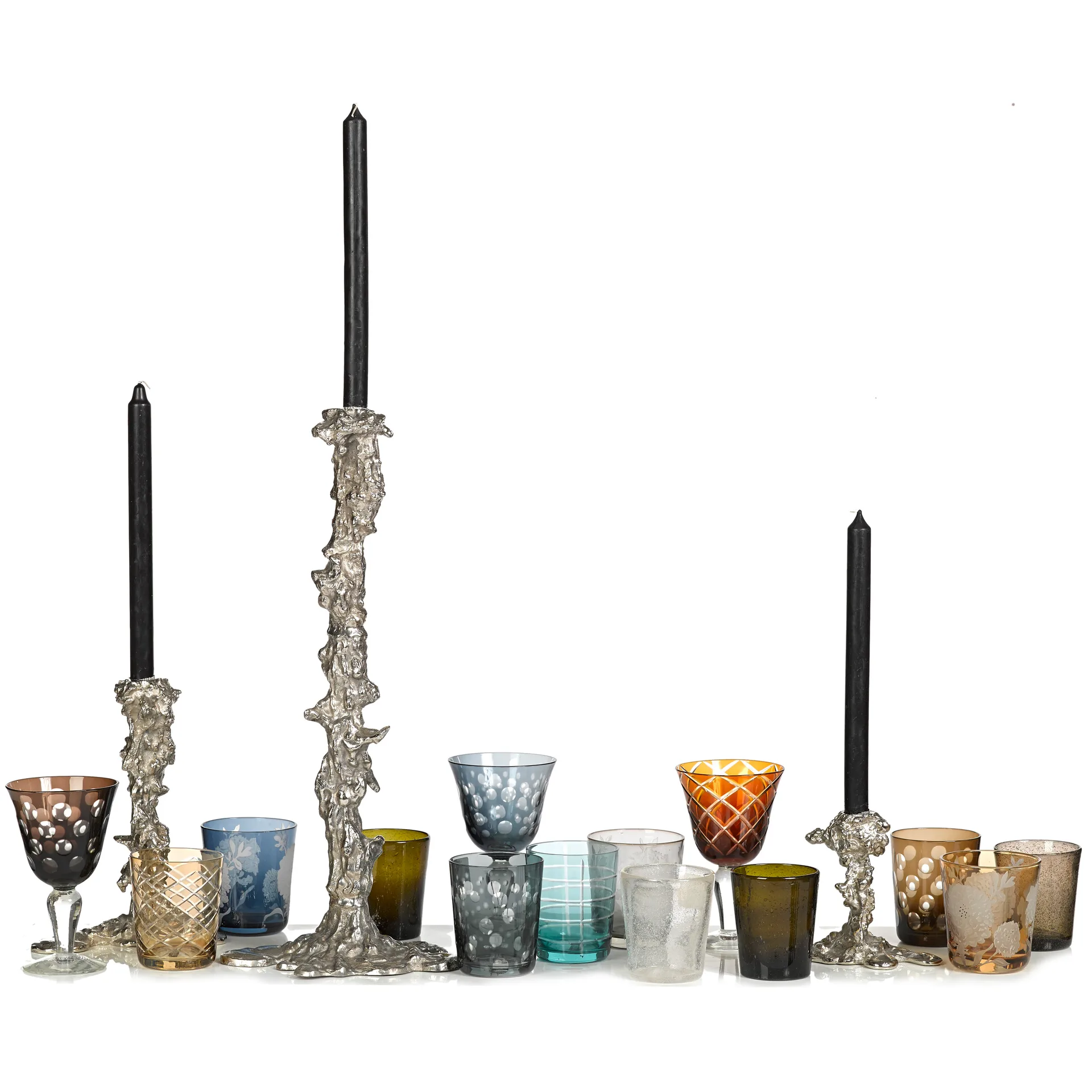 Drip 烛台 14 cm, 银色 POLSPOTTEN