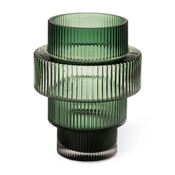 Steps 茶蜡烛台 12cm - 深绿色 - POLSPOTTEN
