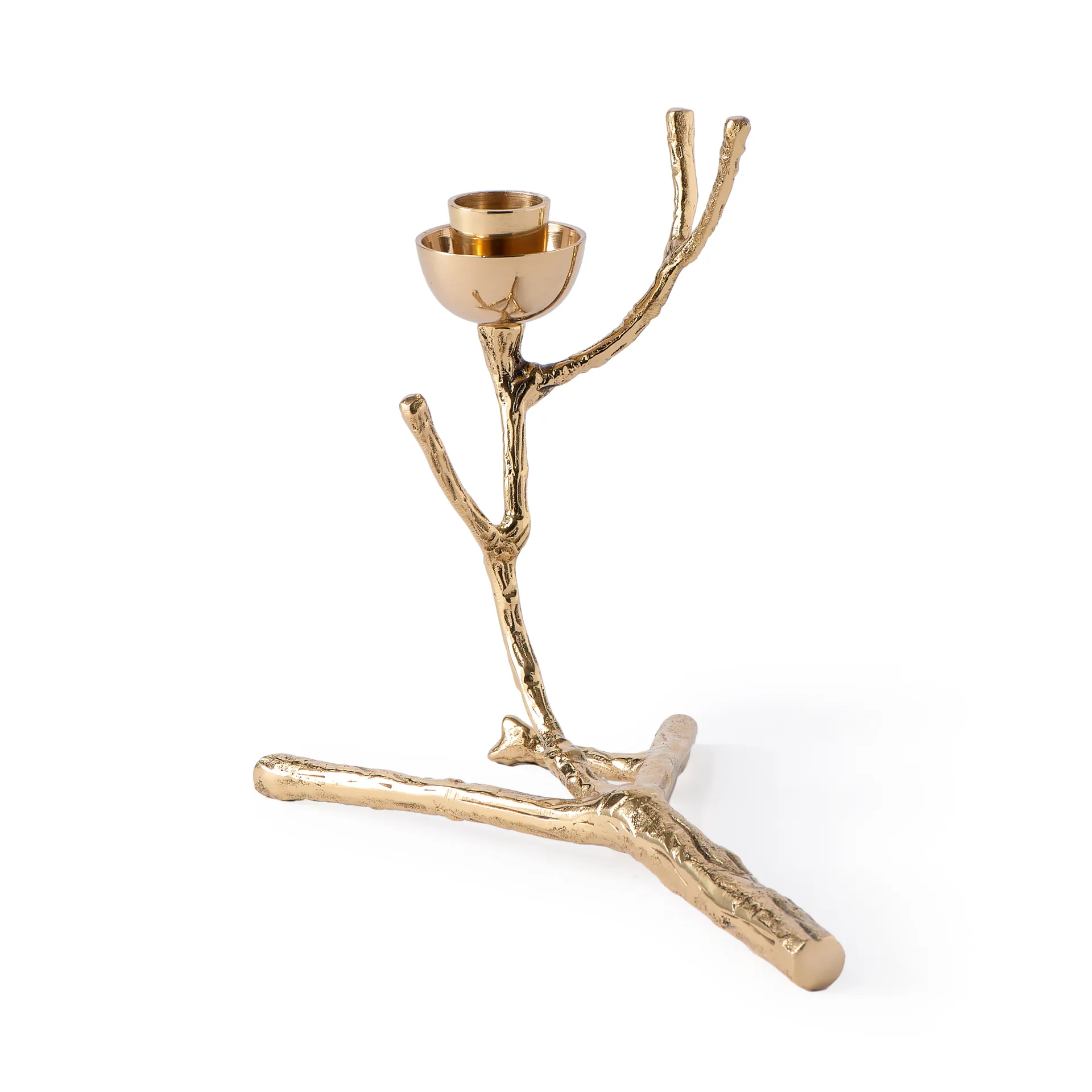 Twiggy 烛台 小号 14cm, 金色 POLSPOTTEN
