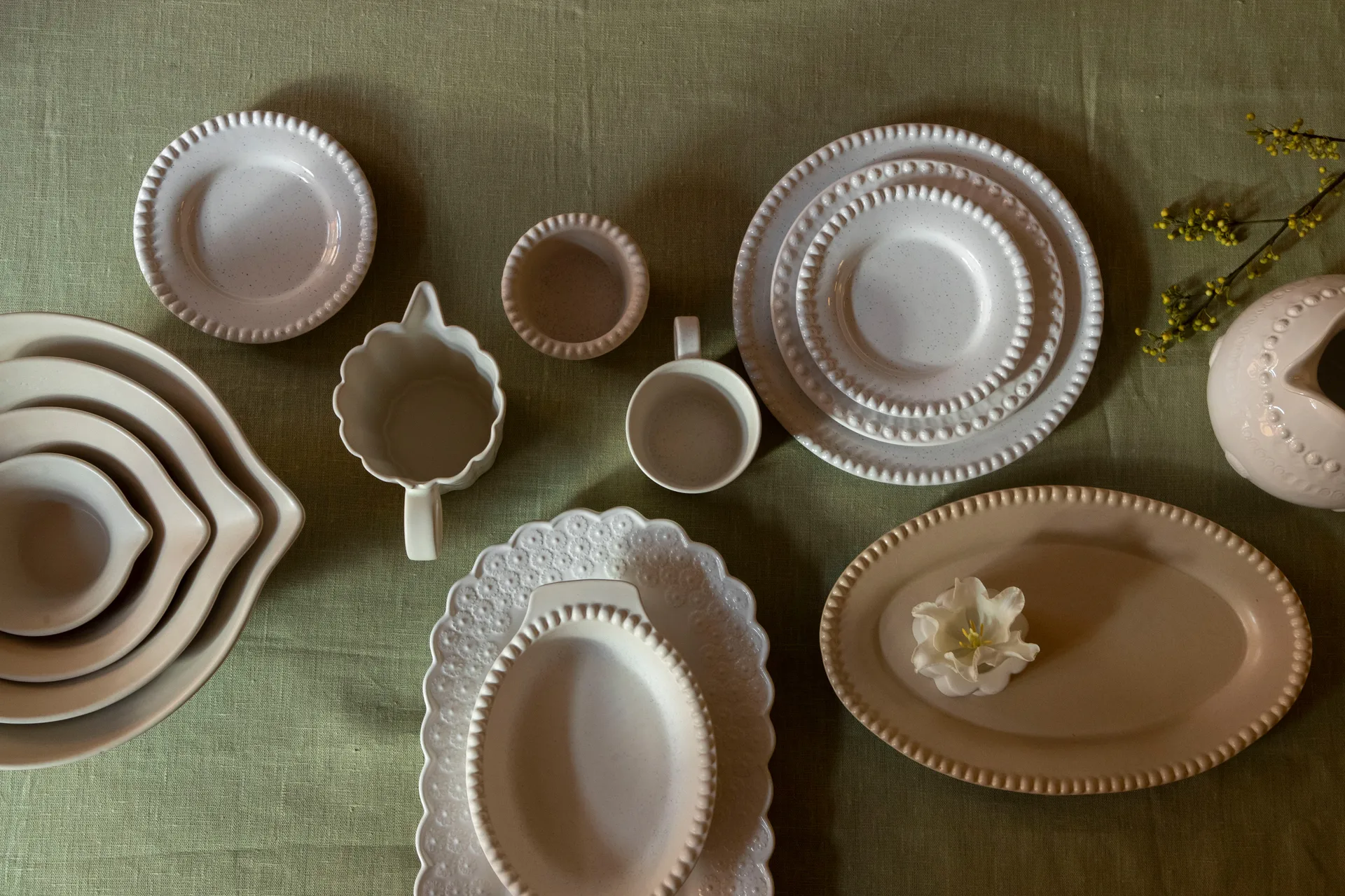 Birgit 壶 1升, 贝壳色 PotteryJo