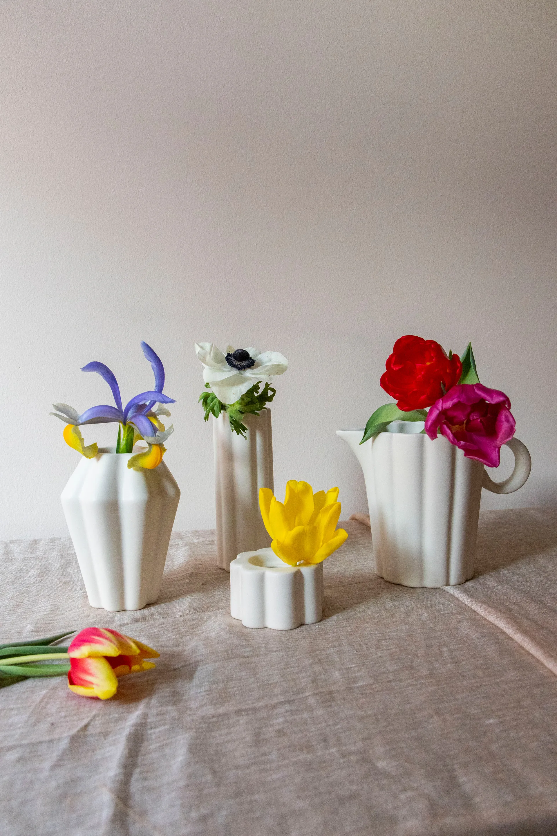 Birgit 花瓶/灯笼14cm, 贝壳色 PotteryJo