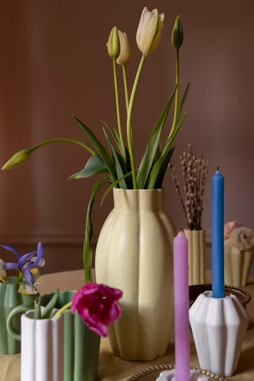 Birgit 花瓶/灯笼14cm - 橄榄色 - PotteryJo