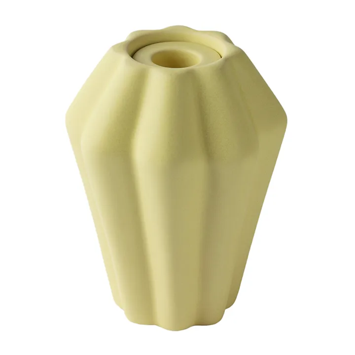 Birgit 花瓶/灯笼14cm - 浅黄色 - PotteryJo