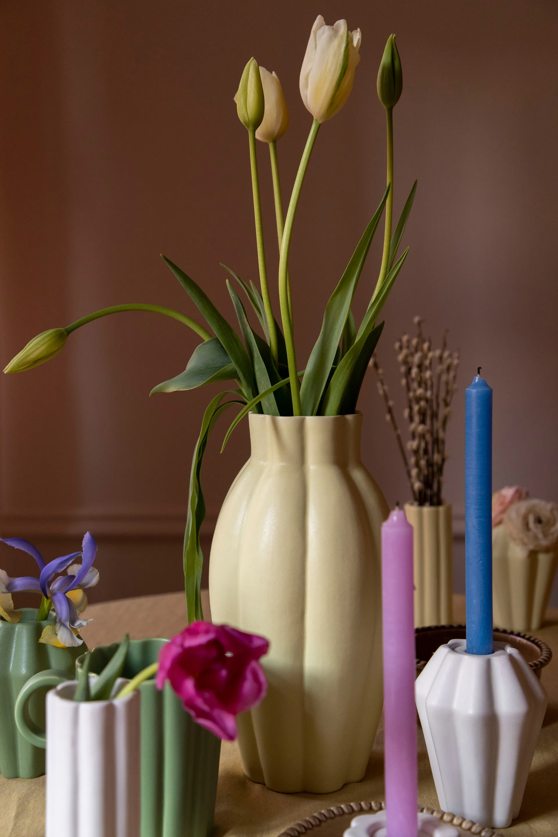 Birgit 花瓶/灯笼17cm, 贝壳色 PotteryJo