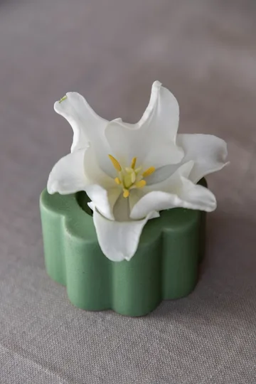 Birgit 花瓶/烛台5cm - 橄榄色 - PotteryJo