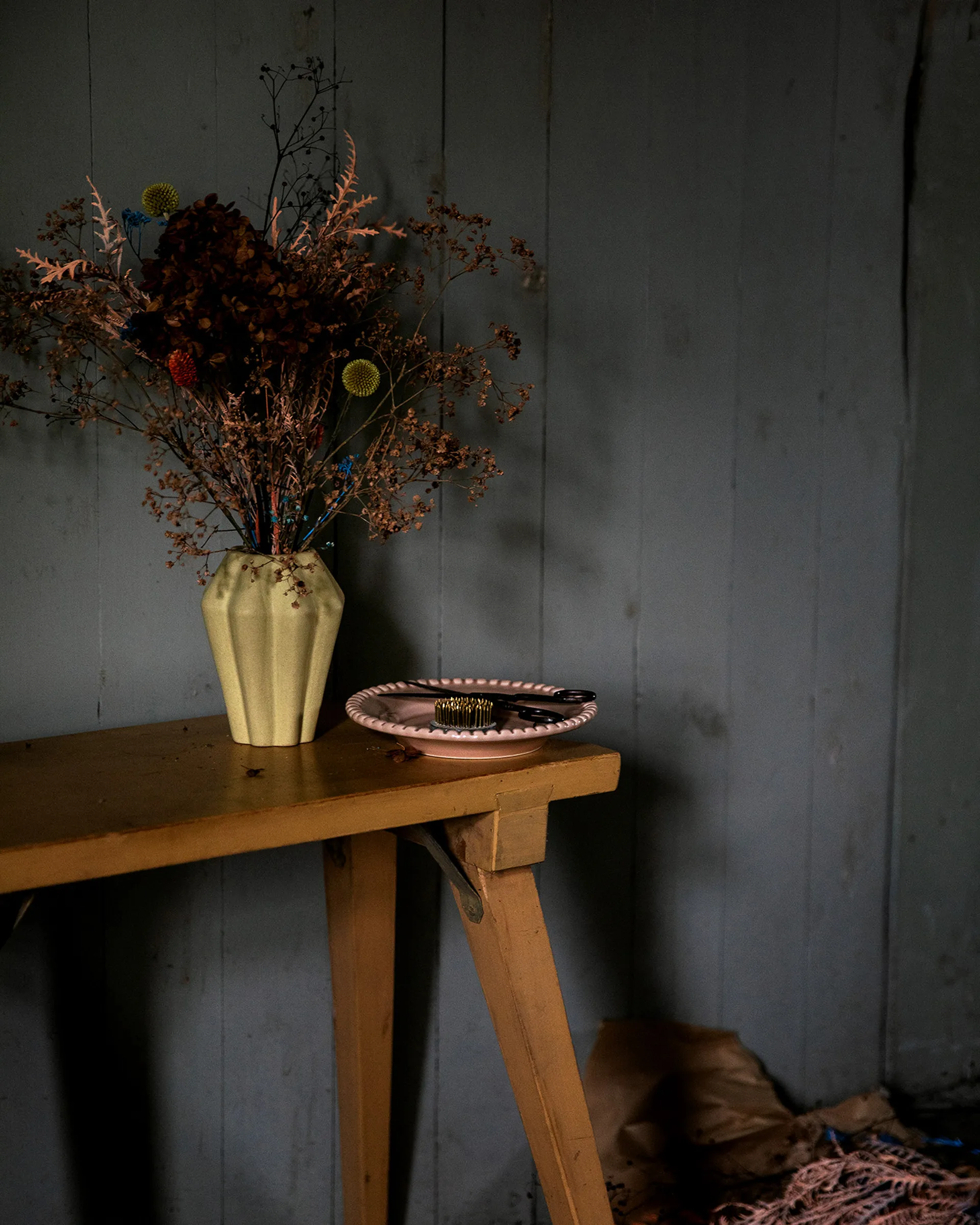 Birgit  花瓶 /lantern 14 cm, Pale 黄色 PotteryJo