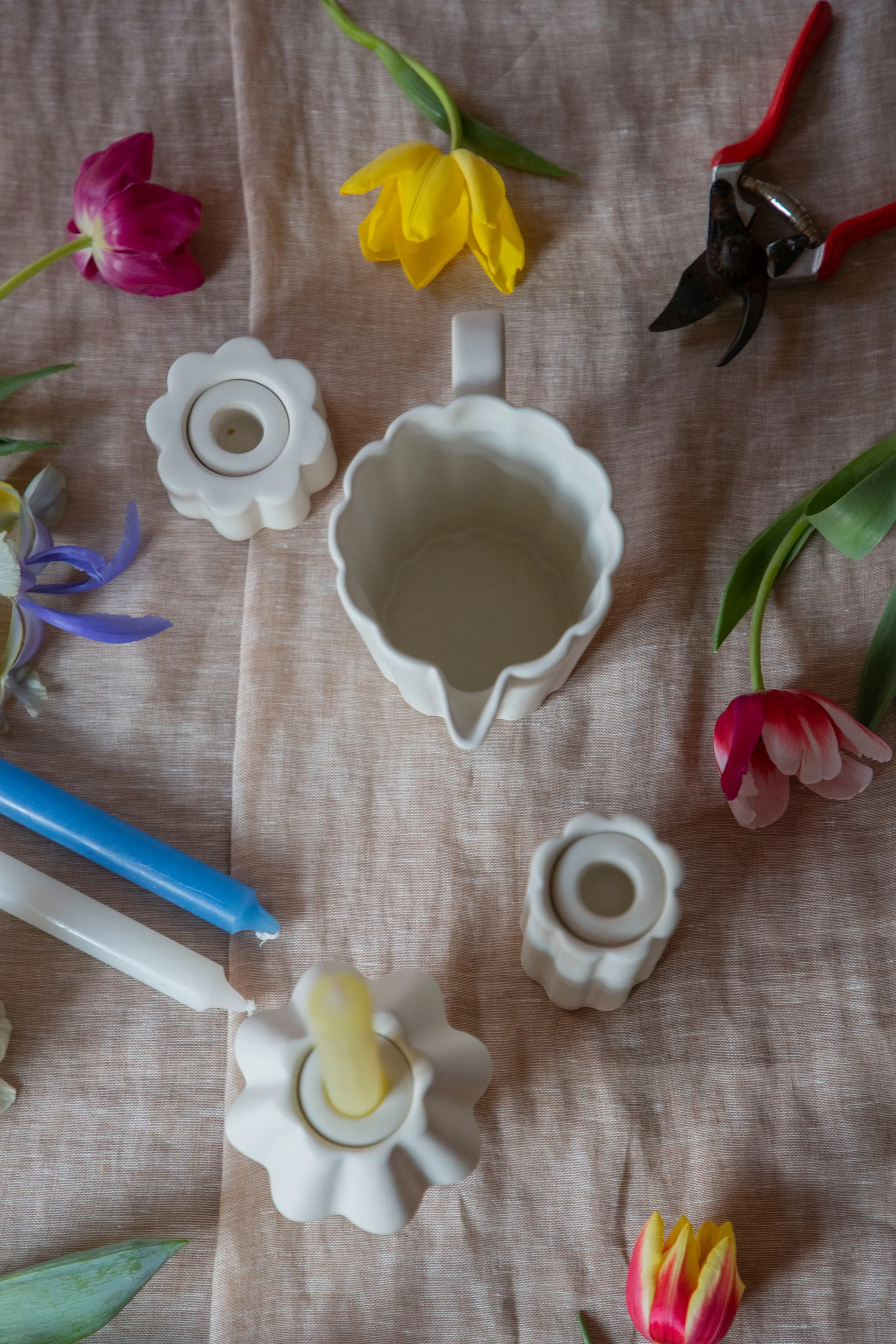 Birgit  花瓶 /lantern 14 cm, Shell PotteryJo