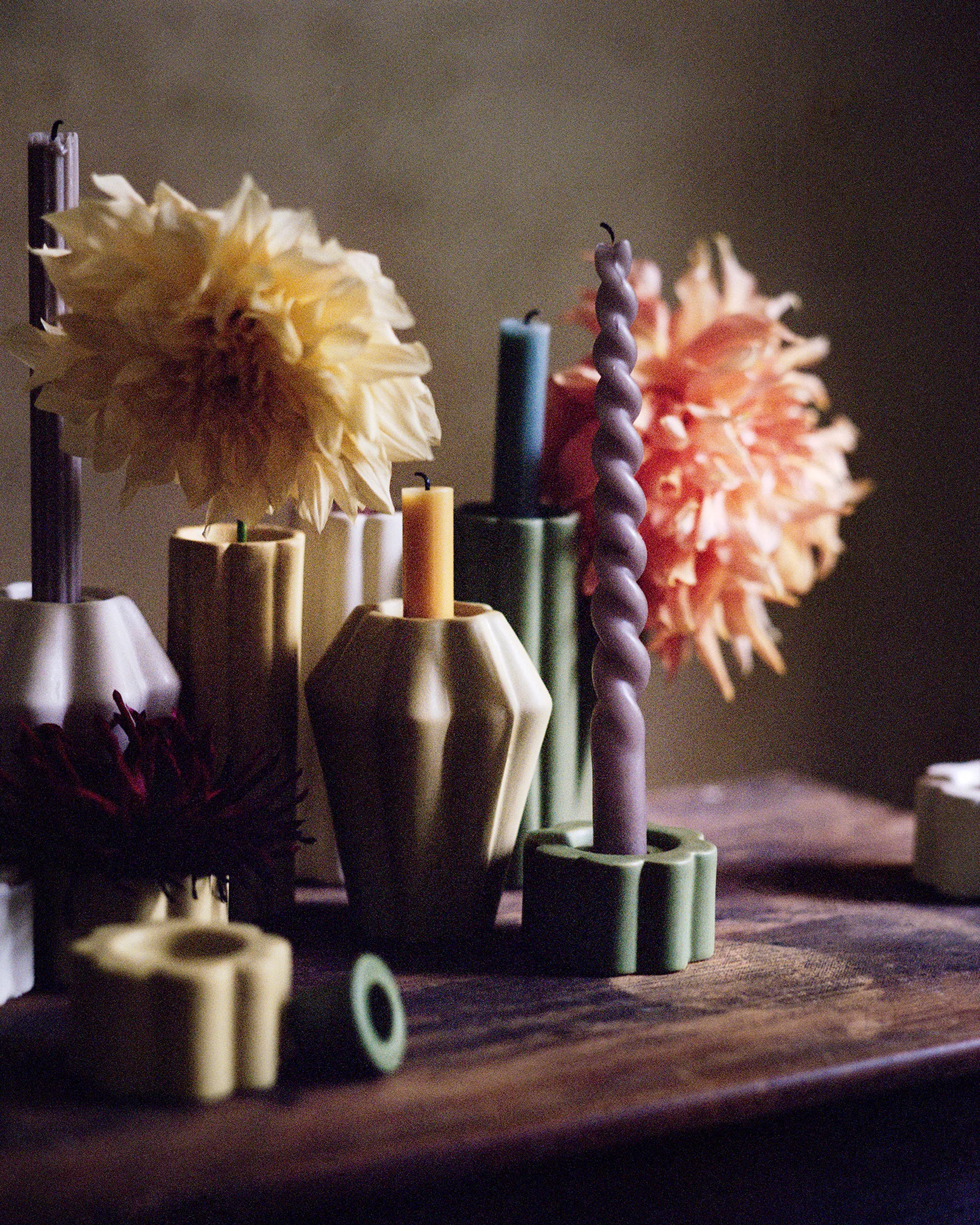 Birgit  花瓶 /lantern 17 cm, Pale 黄色 PotteryJo