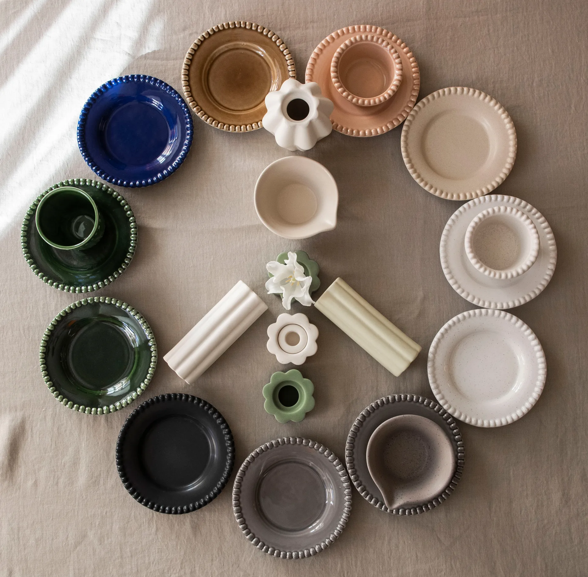 Birgit  花瓶 /lantern 17 cm, Shell PotteryJo