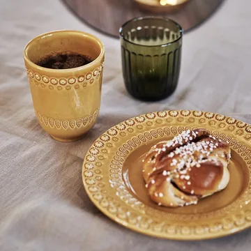 Daisy dessert 盘子 Ø22 cm 两件套装 - sienna (黄色) - PotteryJo