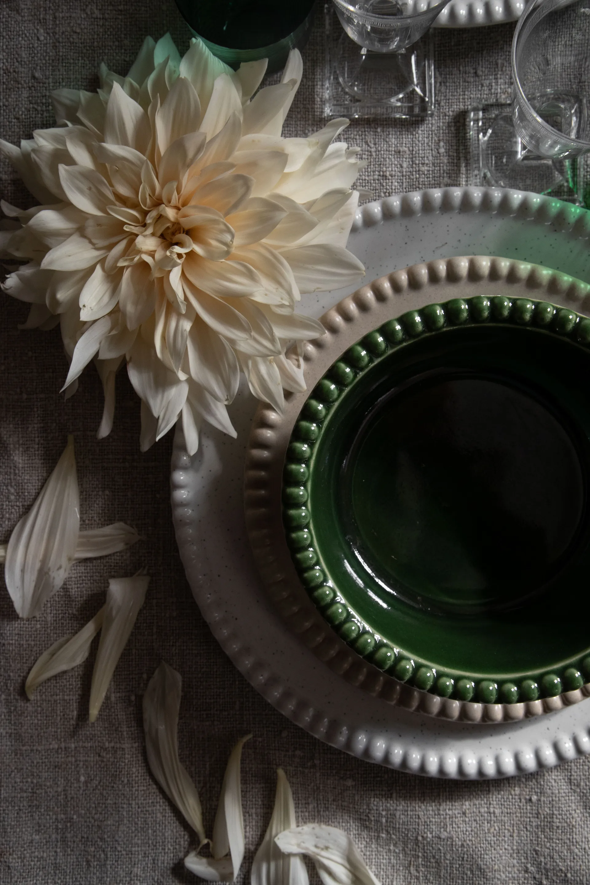 Daria 碗  Ø18 cm stoneware, Moss PotteryJo