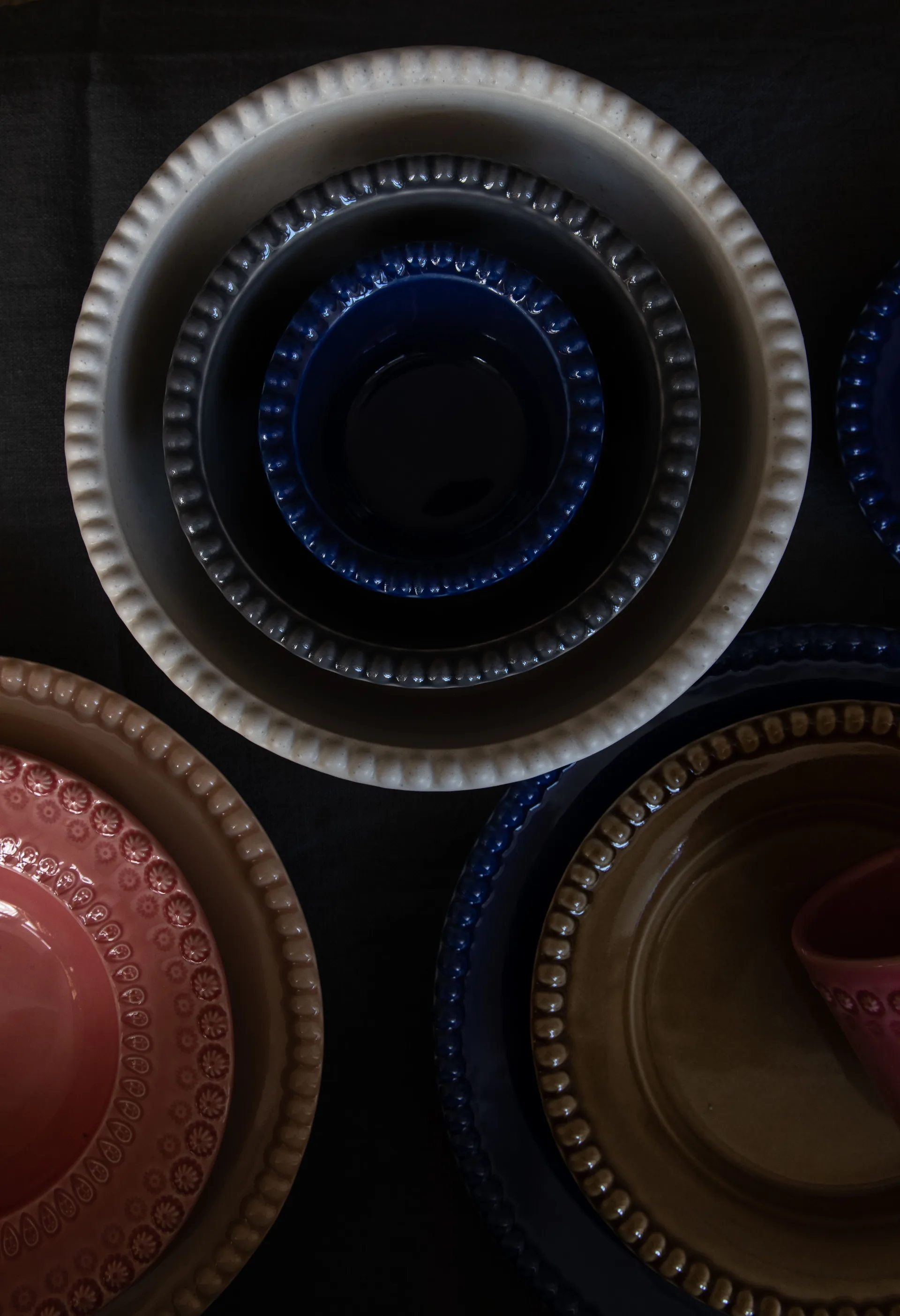 Daria 碗  Ø23 cm stoneware, cotton 白色 PotteryJo