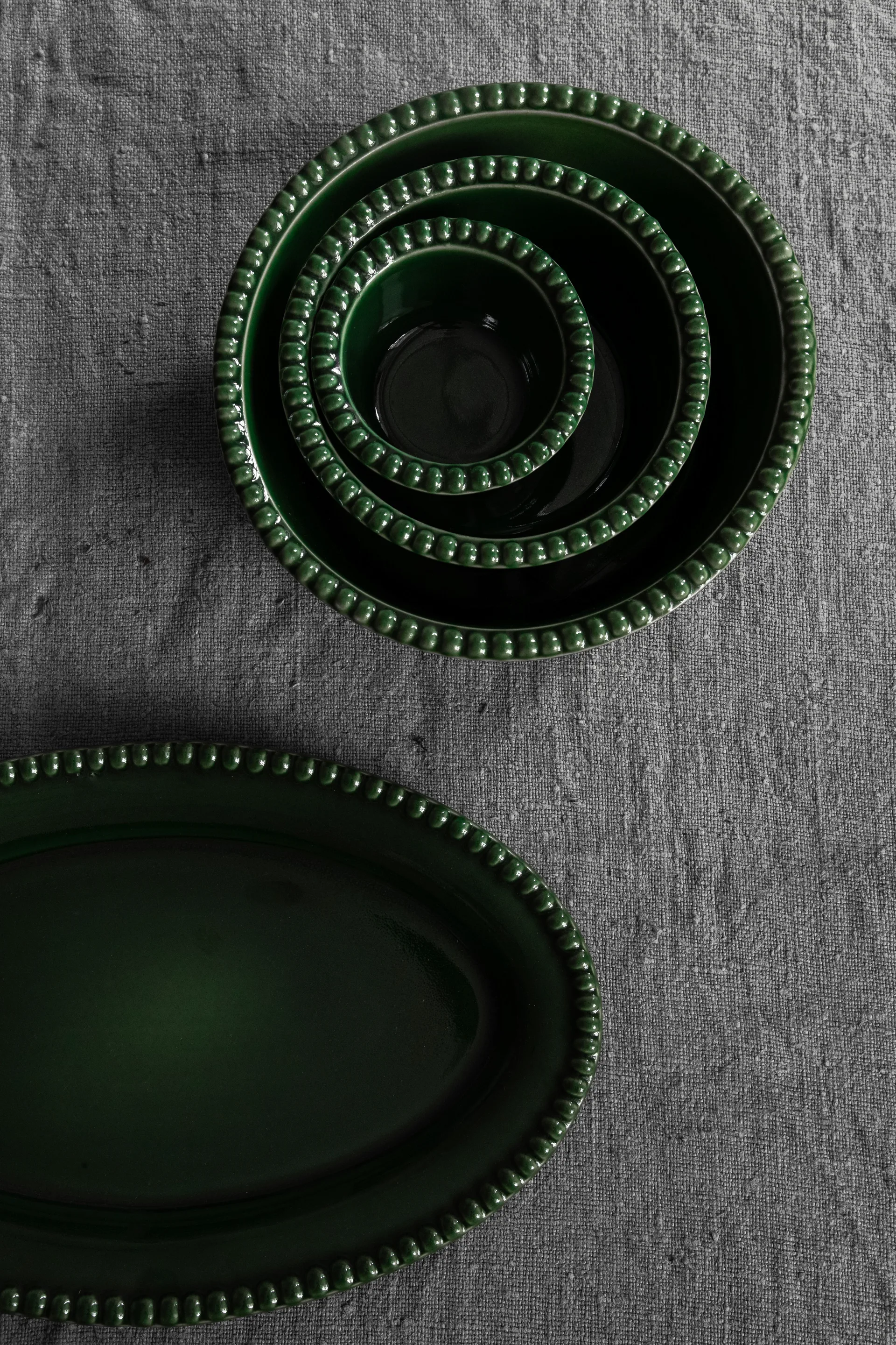 Daria 碗  Ø23 cm stoneware, Moss PotteryJo