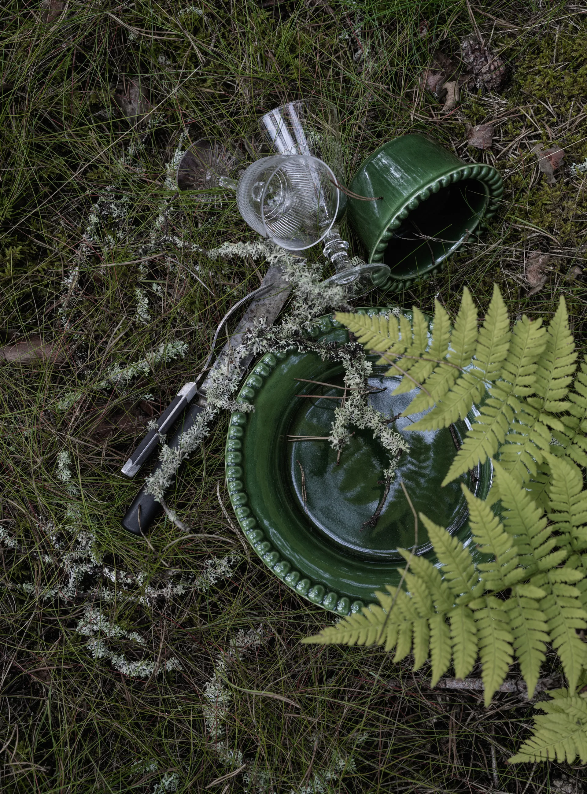 Daria dessert 盘子 Ø22 cm 两件套装, Moss PotteryJo