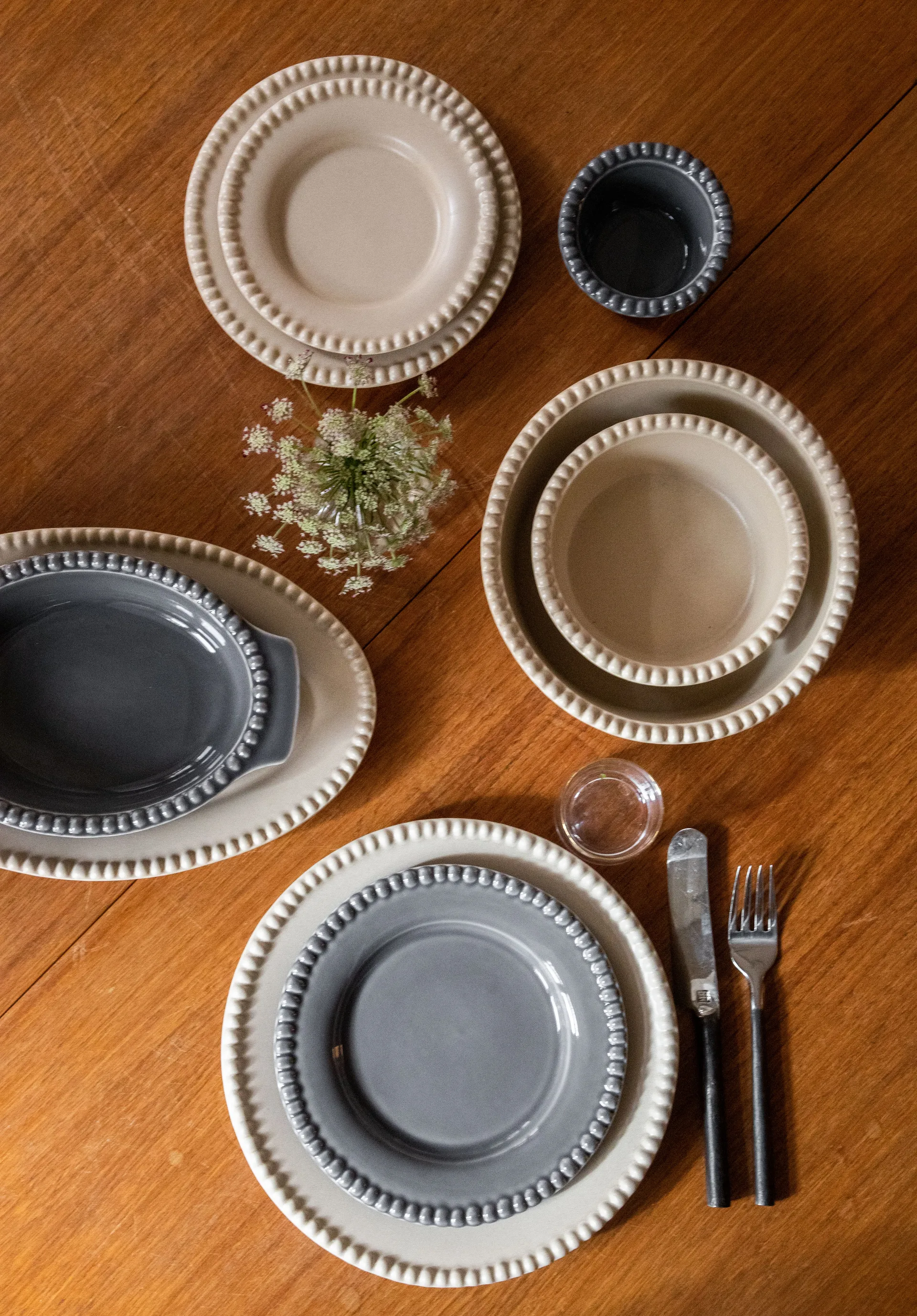 Daria oven form 26 cm, clean 灰色 PotteryJo