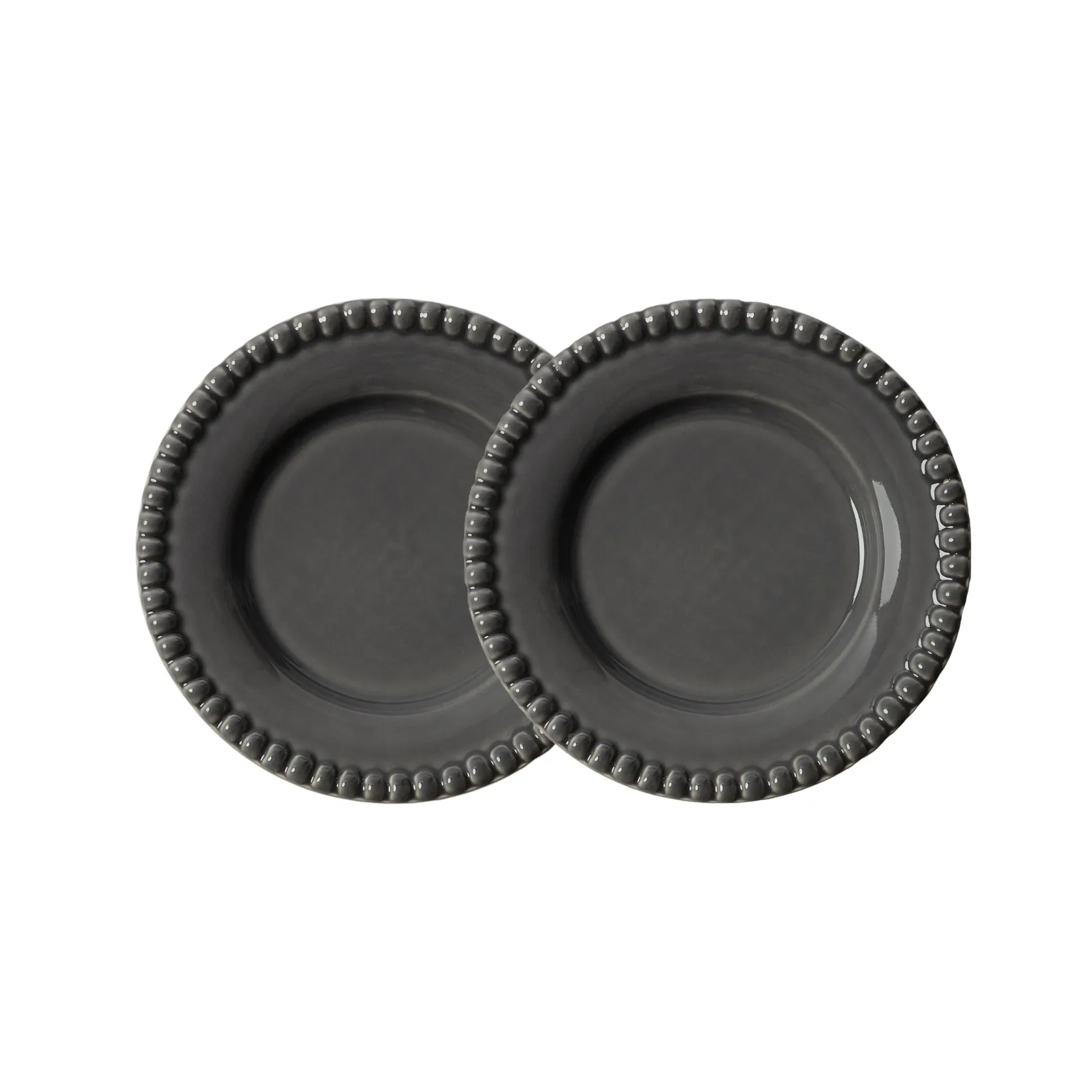 Daria small 盘子 Ø18 cm 两件套装, clean 灰色 PotteryJo