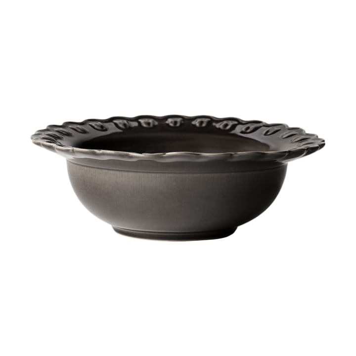 郁金香系列 Tulipa 瓷器餐具 深盘/碗_17cm_两件套装 - Almost 黑色 - PotteryJo