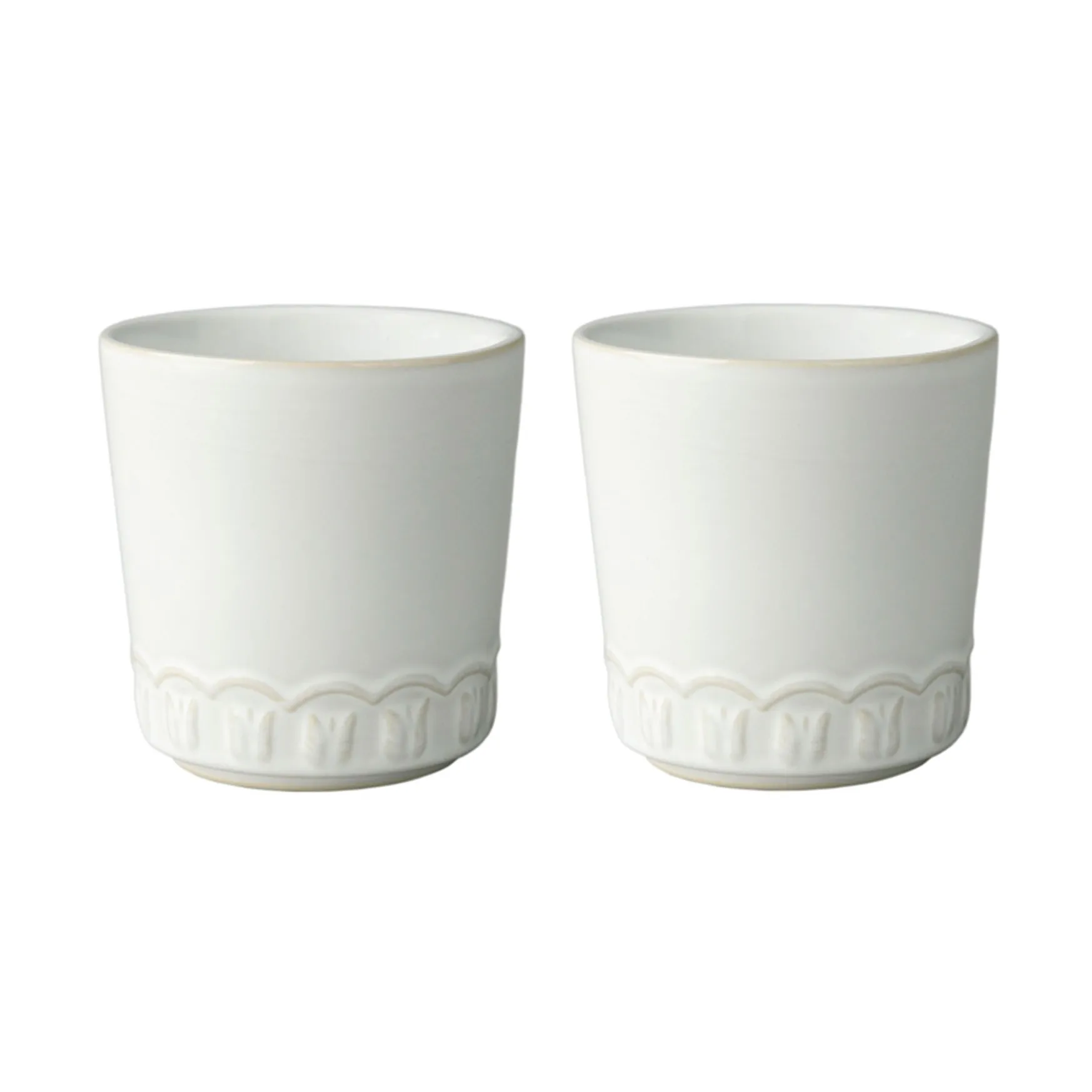 Tulipa 杯 200ml 2包装, 白色 PotteryJo
