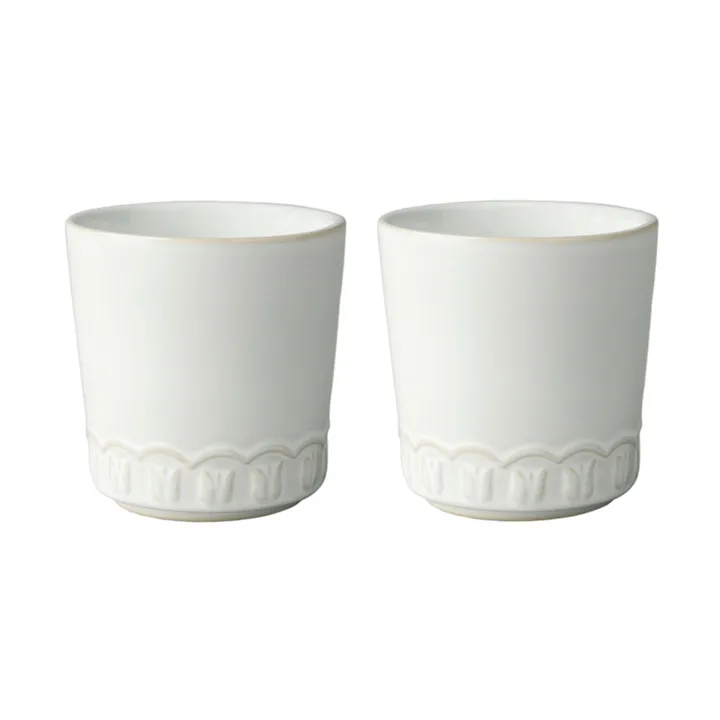 Tulipa 杯 200ml 2包装 - 白色 - PotteryJo