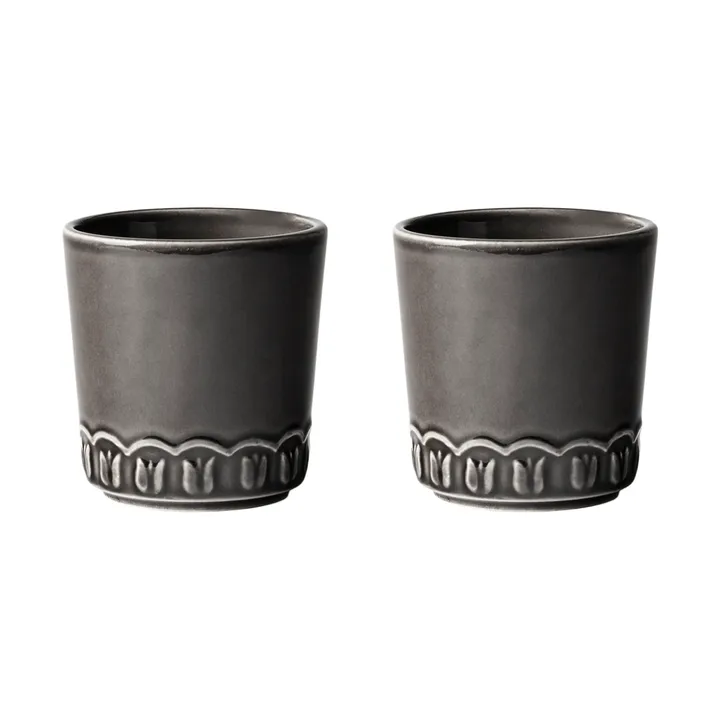 Tulipa 杯 200ml 2包装 - 近黑色 - PotteryJo
