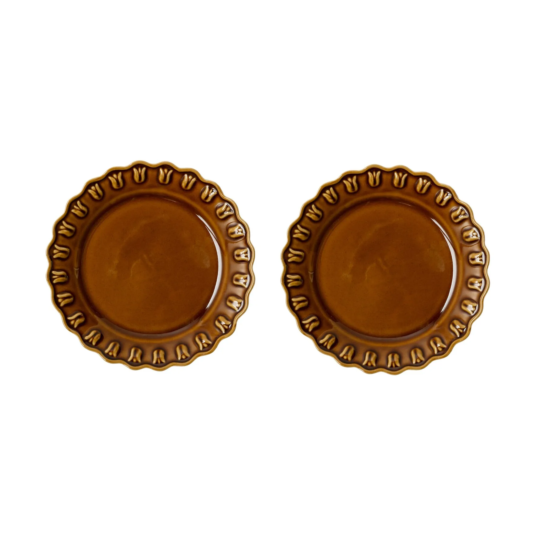 郁金香系列 Tulipa 瓷器餐具 平盘_Ø20cm_两件套装, Umbra PotteryJo