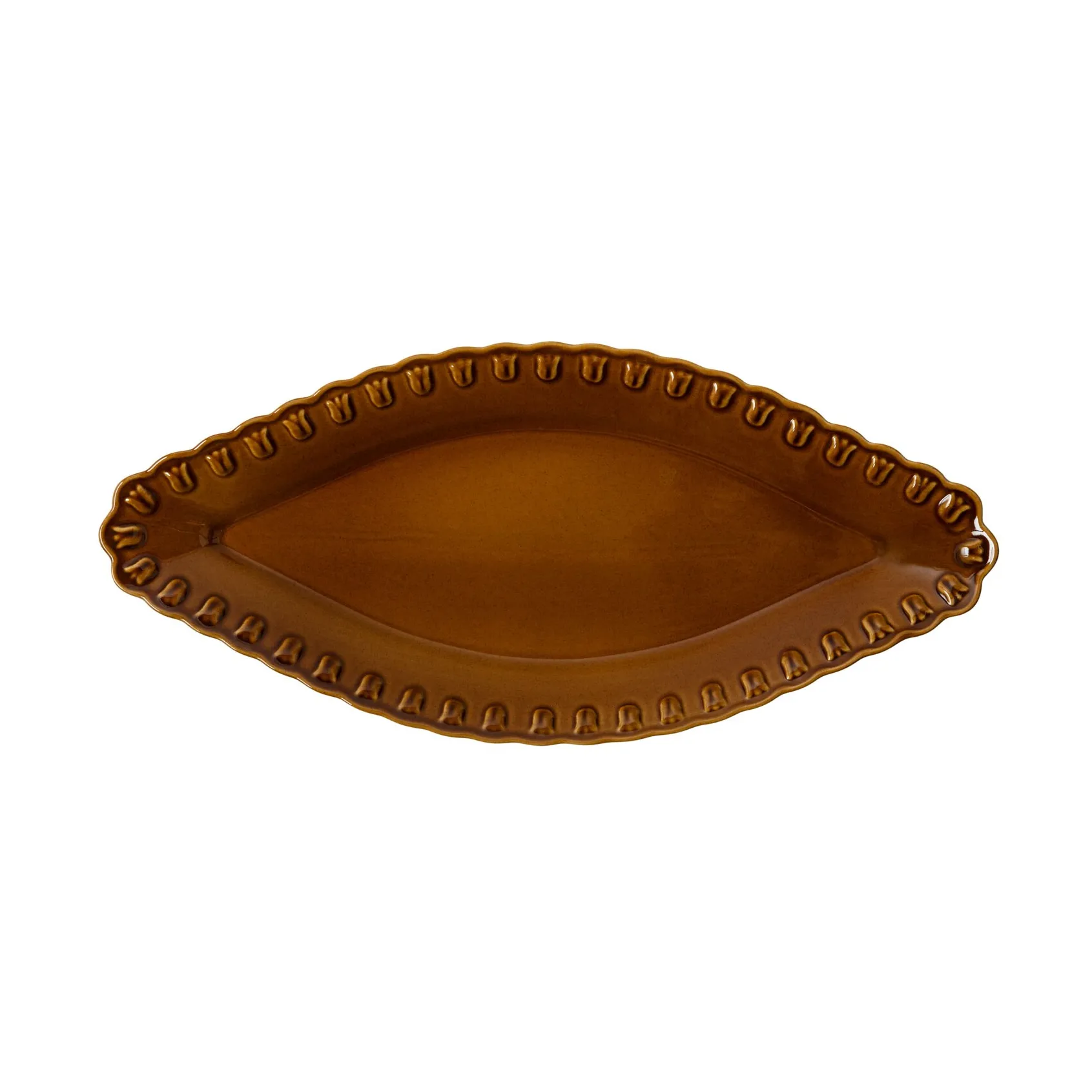 郁金香系列 Tulipa 瓷器餐具 菱形碟子_20x45cm_单件装, Umbra PotteryJo