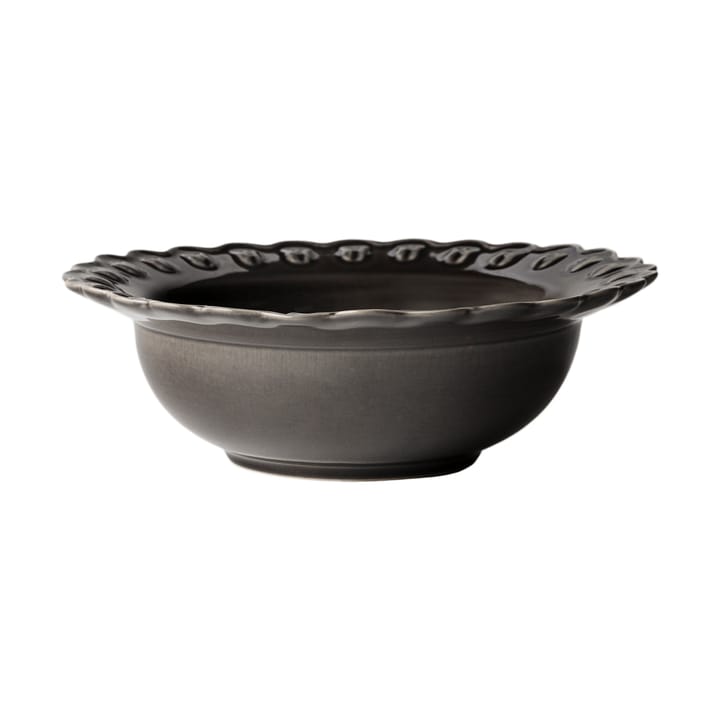 郁金香系列 Tulipa 瓷器餐具 深盘/碗_23cm_两件套装, Almost 黑色 PotteryJo