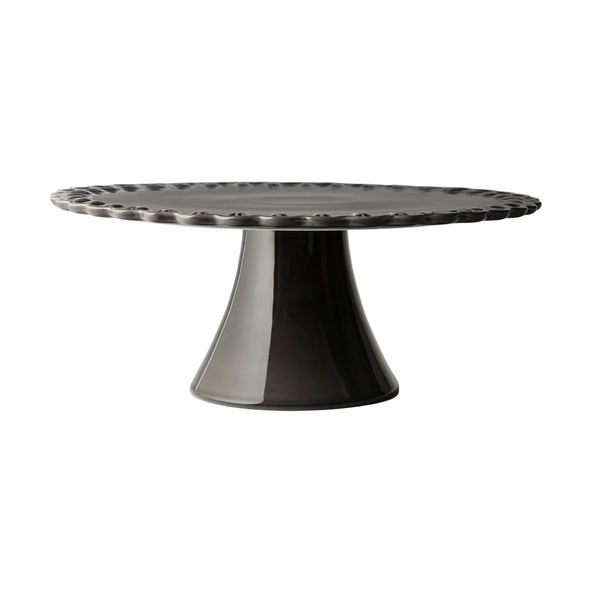 Tulipa 蛋糕盘 Ø30 cm, Almost 黑色 PotteryJo