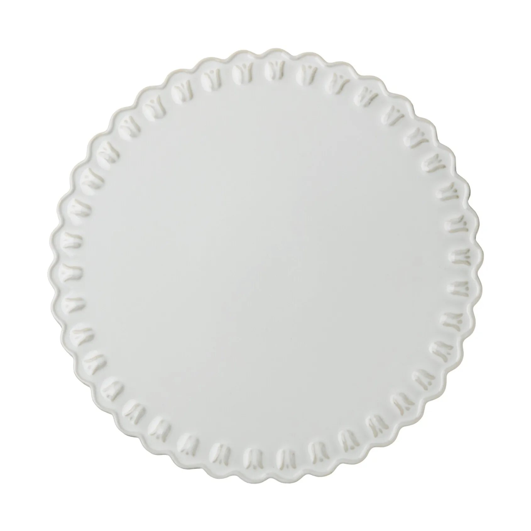 Tulipa 蛋糕盘 Ø30 cm, 白色 PotteryJo