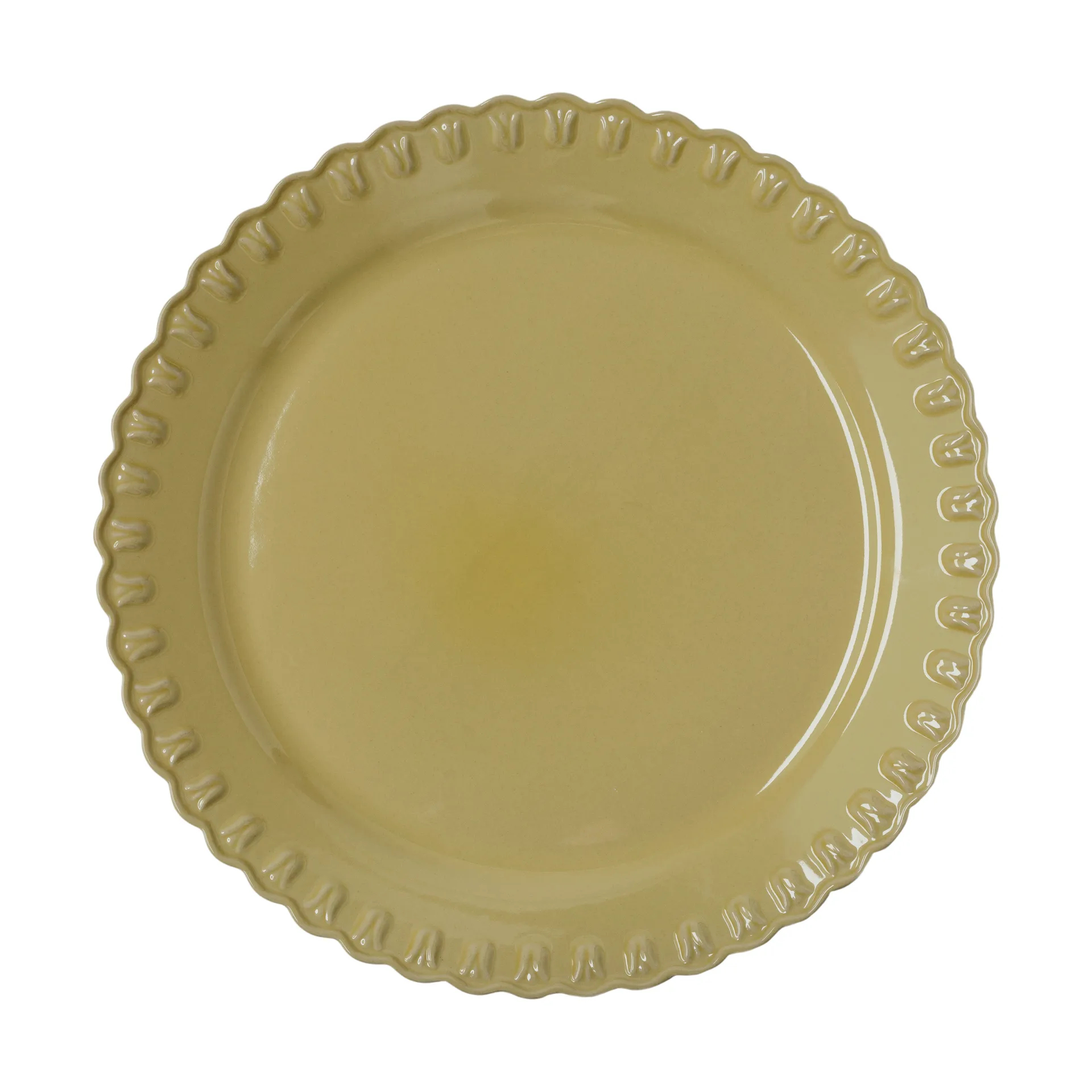 Tulipa 超大号平盘 Ø37 cm, Pale Moon PotteryJo