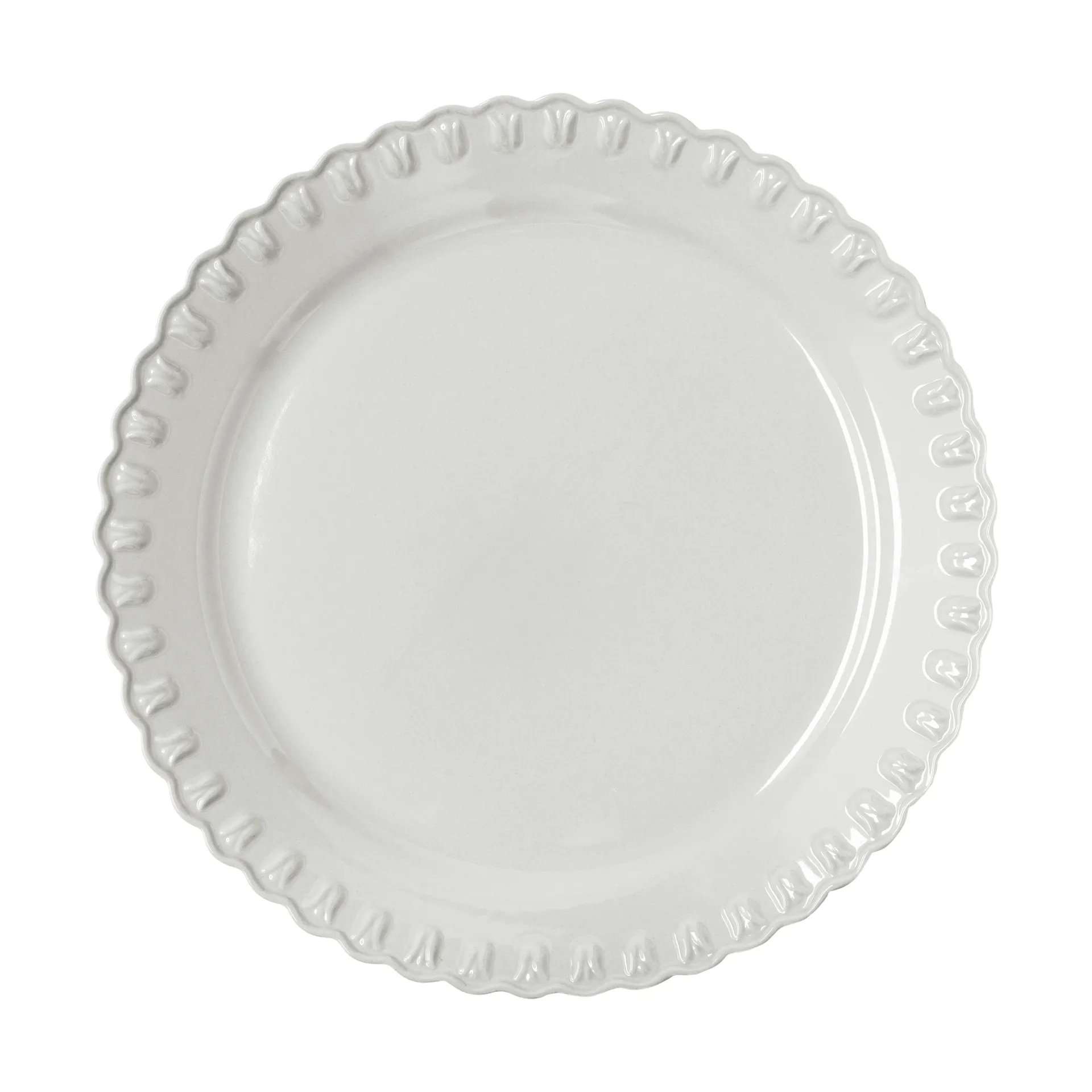 Tulipa 超大号平盘 Ø37 cm, 白色 PotteryJo