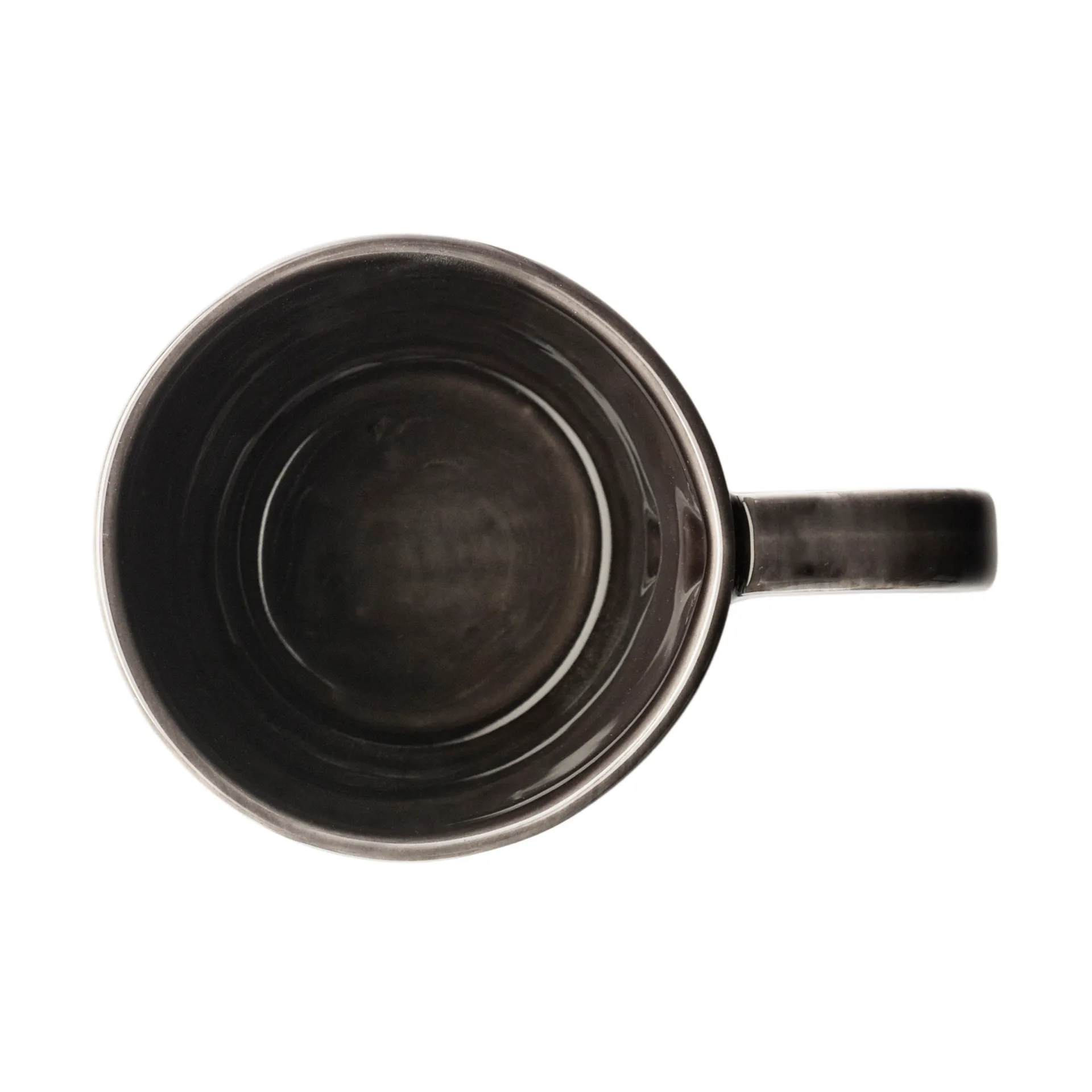 郁金香系列 Tulipa 瓷器餐具 马克杯_400ml_两件套装, Almost 黑色 PotteryJo