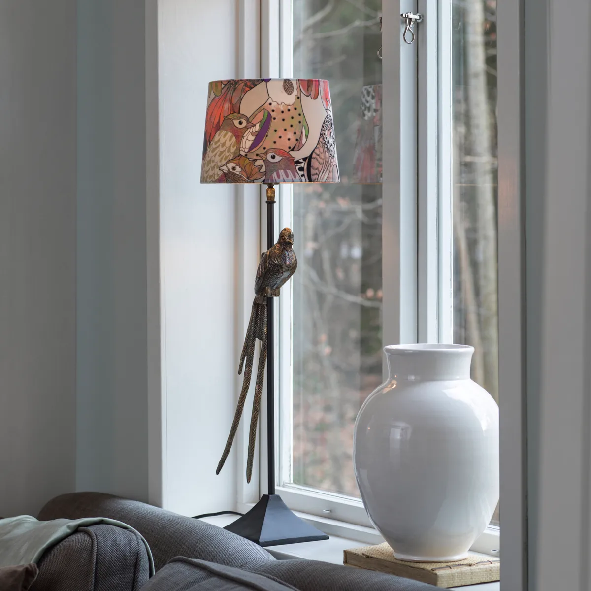 Birdie 灯座 70 cm, 黑色-brass PR Home