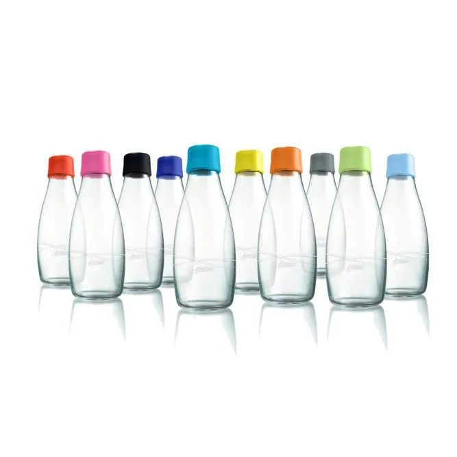Retap glass bottle 0.5 l, 红色 Retap
