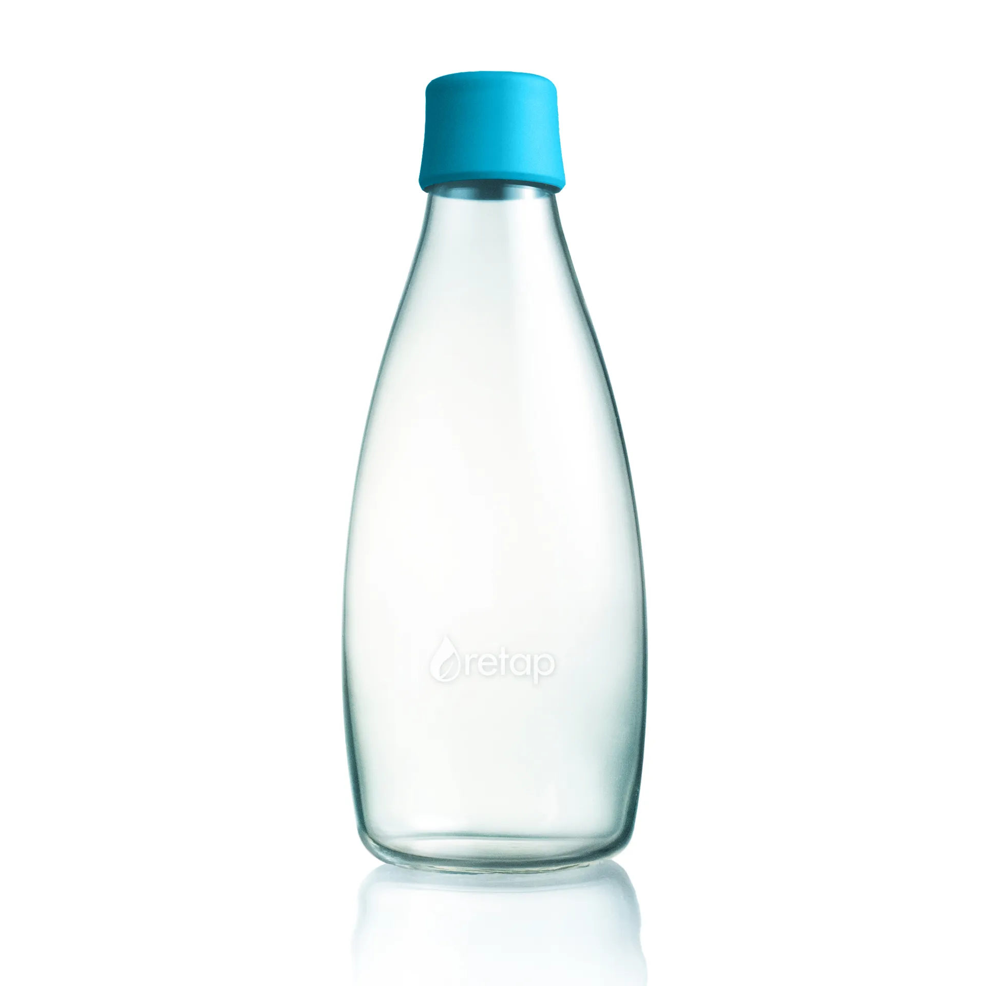 Retap glass bottle 0.8 l, light 蓝色 Retap