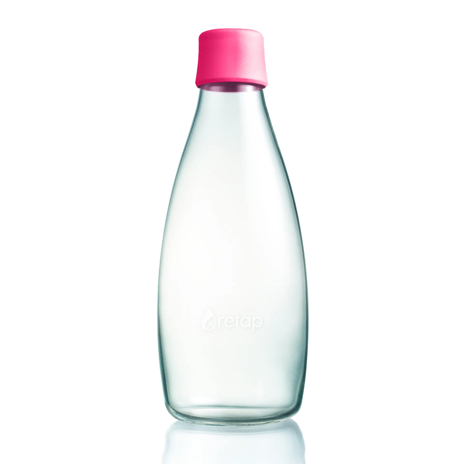 Retap glass bottle 0.8 l, 粉色 Retap